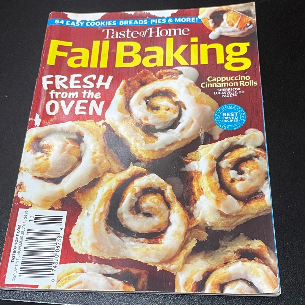 Vintage Taste of Home magazine four piece Cookbook Set + Bonus